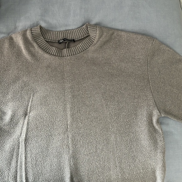Gray Zara Sweater Top - Picture 4 of 5